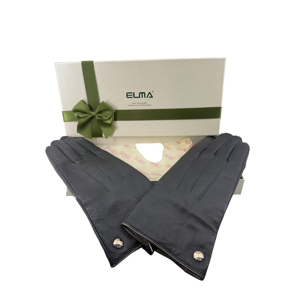 Elma Womens Classic Touchscreen Texting Winter Warm Driving Hairsheep Leather